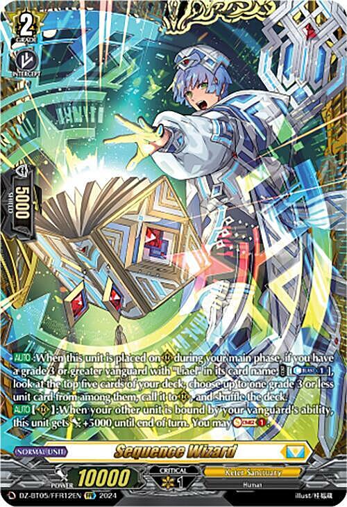 Sequence Wizard Card Front