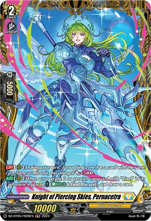 Knight of Piercing Skies, Pernacetra Card Front