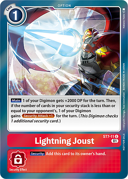 Lightning Joust Card Front