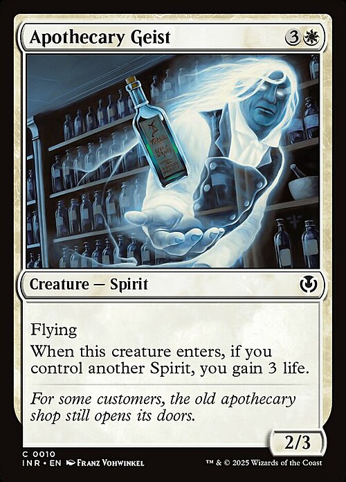 Apothecary Geist Card Front