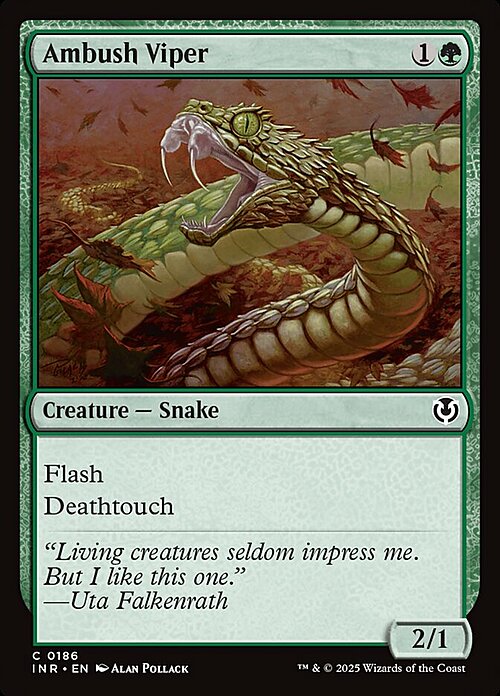 Ambush Viper Card Front