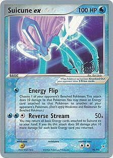 Suicune ex Card Front