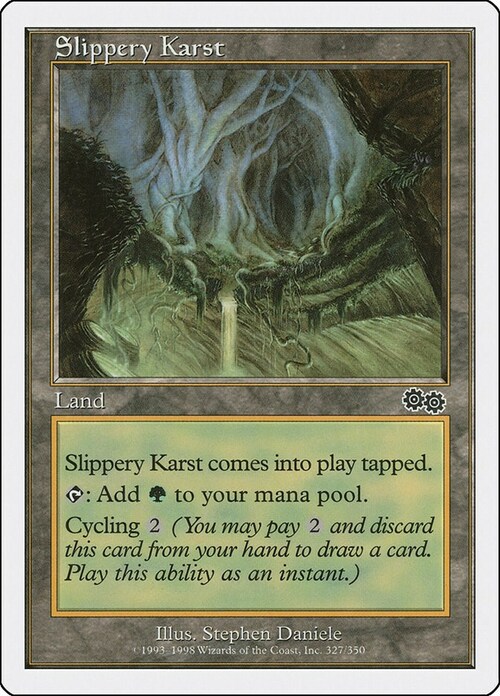 Slippery Karst Card Front