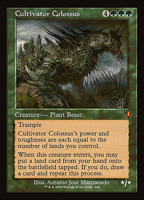 Cultivator Colossus Card Front