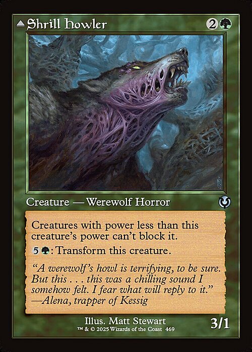 Shrill Howler // Howling Chorus Card Front