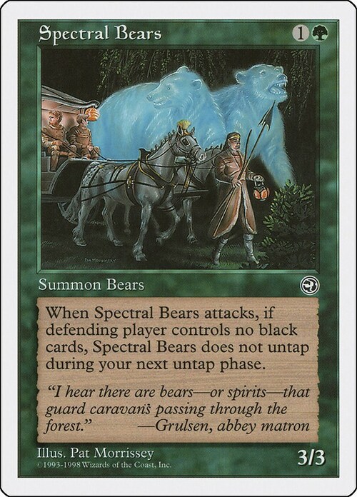 Spectral Bears Card Front