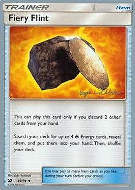 Fiery Flint Card Front