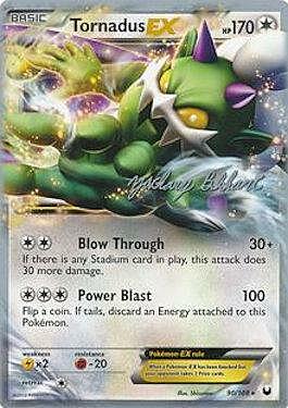 Tornadus EX Card Front