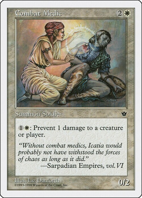 Combat Medic Card Front