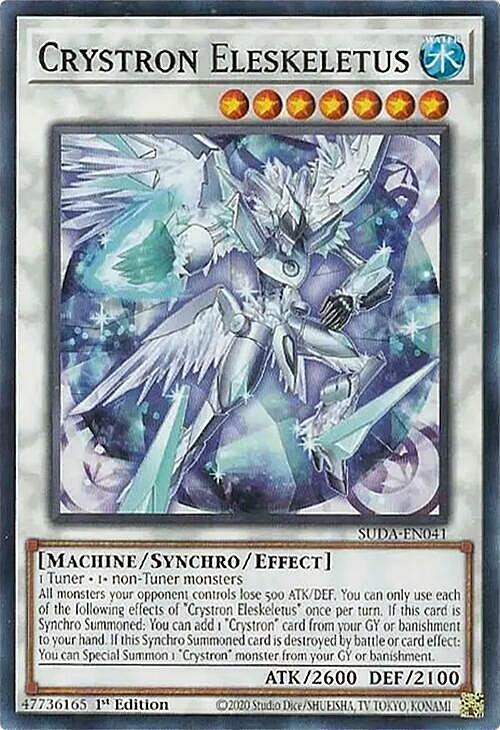 Crystron Eleskeletus Card Front