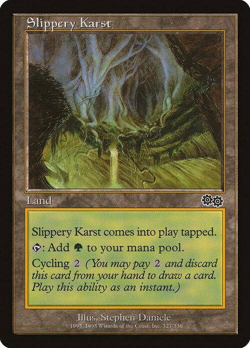 Slippery Karst Card Front