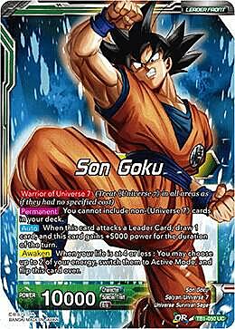 Son Goku // Sharpened Power Son Goku Card Front