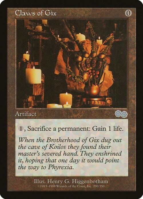 Claws of Gix Card Front