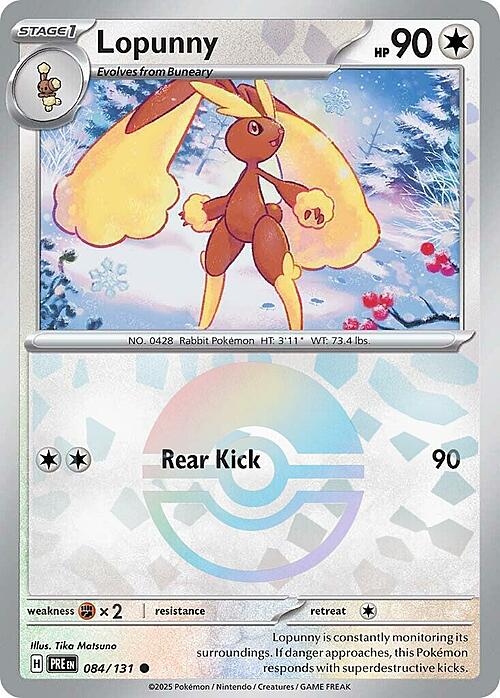 Lopunny Card Front