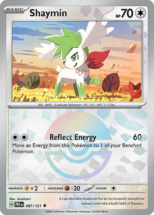 Shaymin Card Front