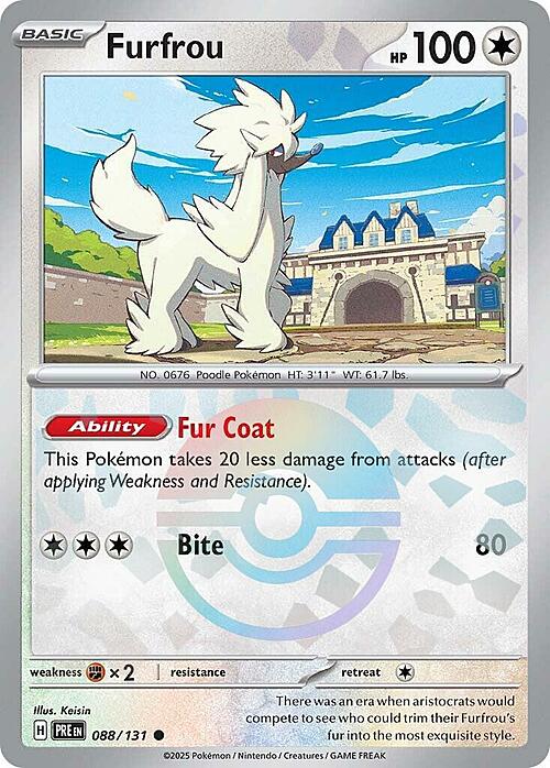 Furfrou Card Front