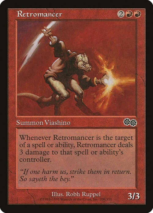 Retromancer Card Front