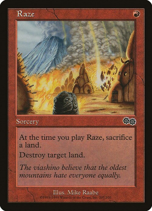 Raze Card Front