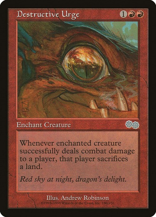 Destructive Urge Card Front