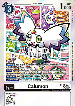 Calumon Card Front