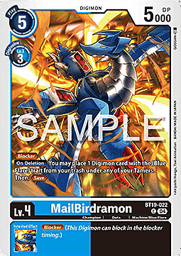 MailBirdramon Card Front