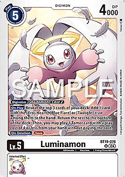 Luminamon Card Front