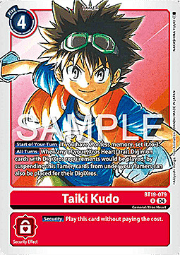 Taiki Kudo Card Front