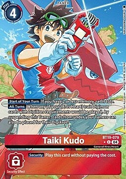 Taiki Kudo Card Front