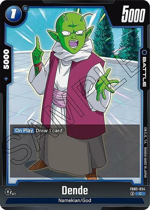 Dende Card Front