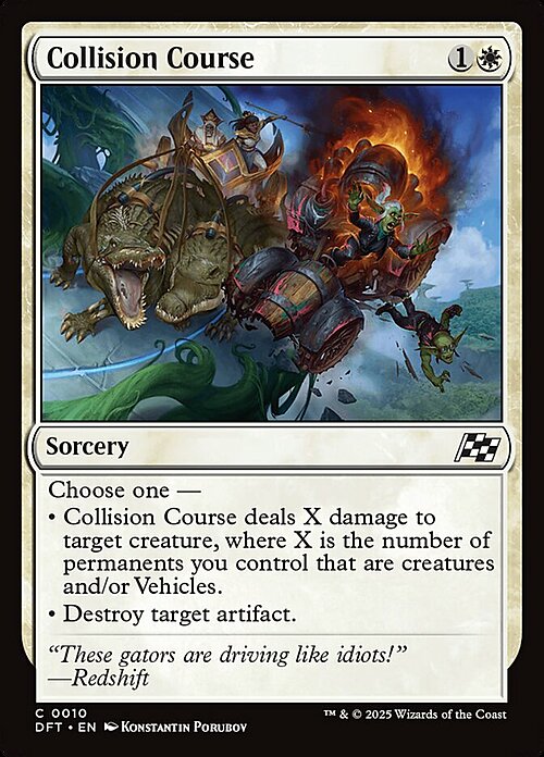 Collision Course Card Front