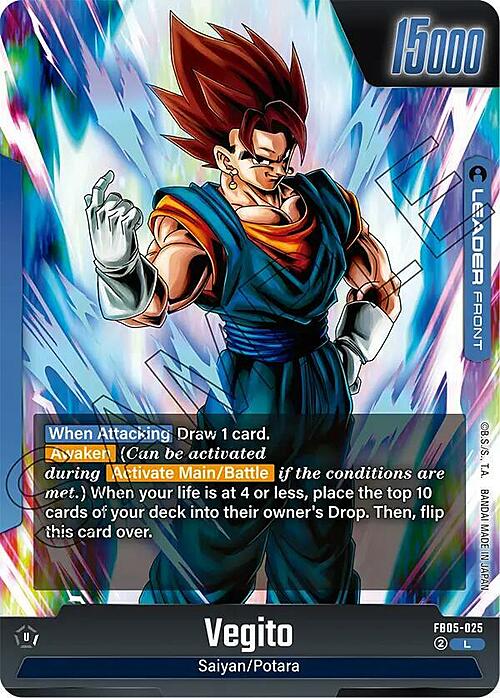 Vegito Card Front