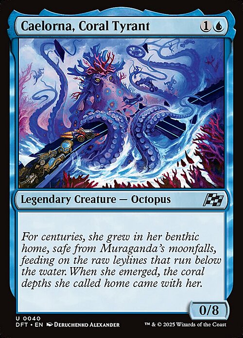 Caelorna, Coral Tyrant Card Front