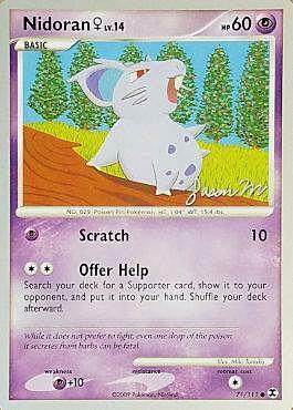 Nidoran♀ LV.14 Card Front