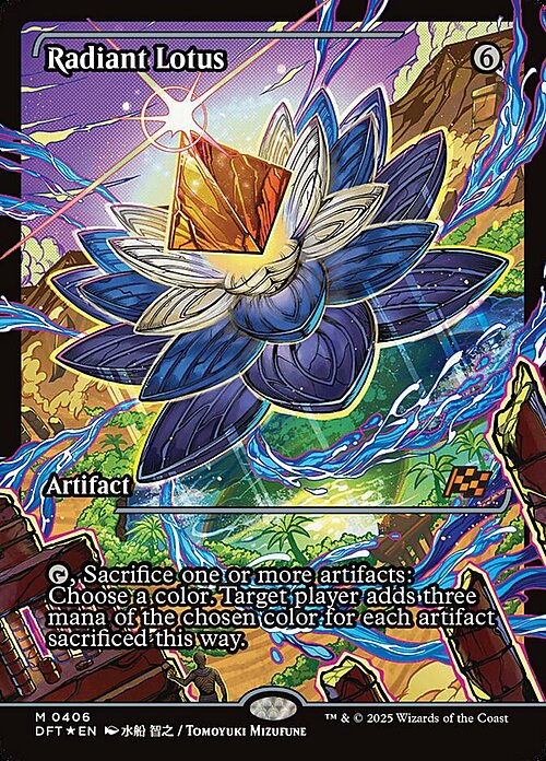 Radiant Lotus Card Front