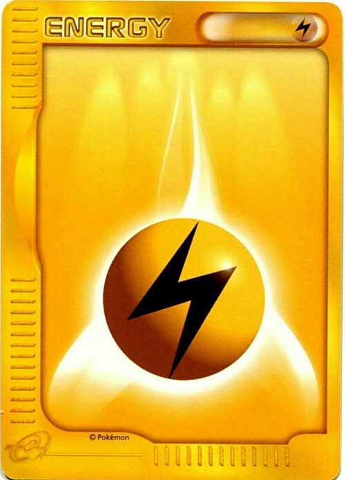 Lightning Energy Card Front