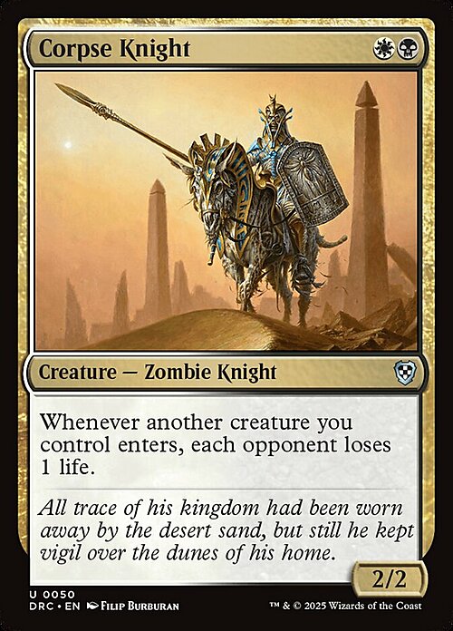 Corpse Knight Card Front