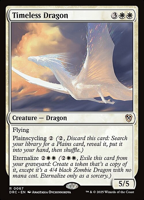 Timeless Dragon Card Front