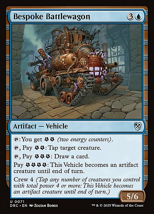 Bespoke Battlewagon Card Front