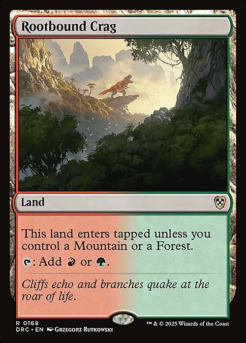 Rootbound Crag Card Front