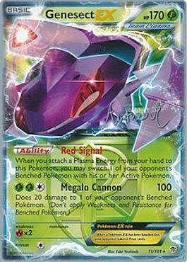 Genesect EX Card Front