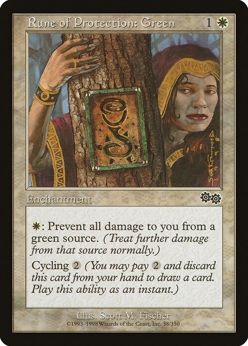 Rune of Protection: Green Card Front