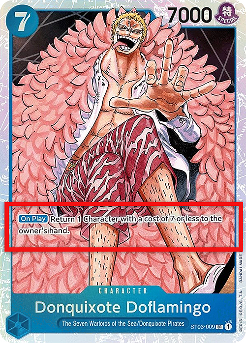 Donquixote Doflamingo Card Front