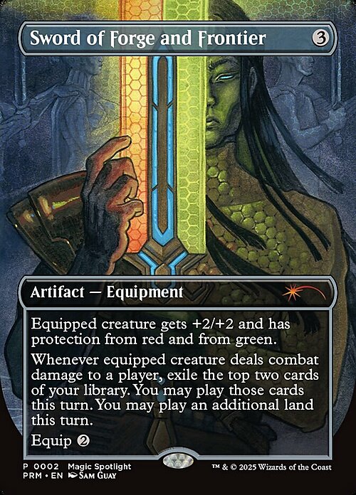 Sword of Forge and Frontier Card Front