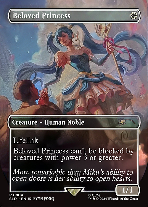 Beloved Princess Card Front