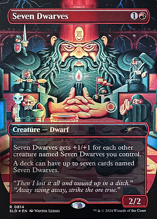 Seven Dwarves Card Front