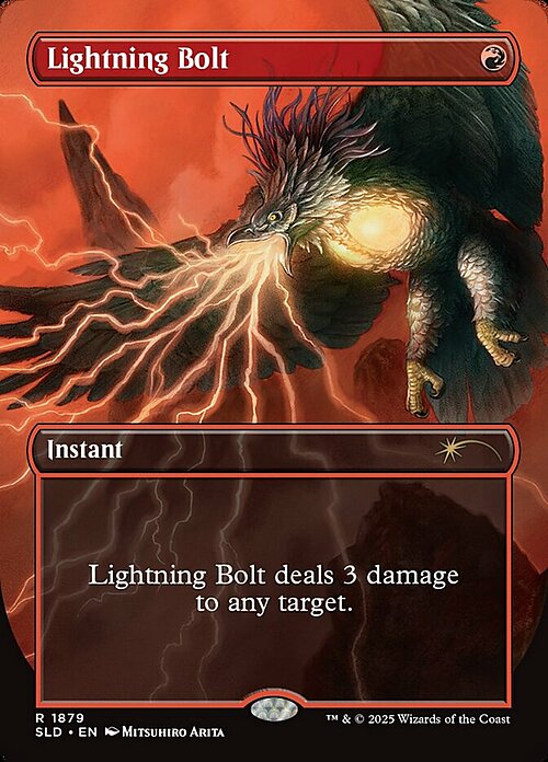 Lightning Bolt Card Front