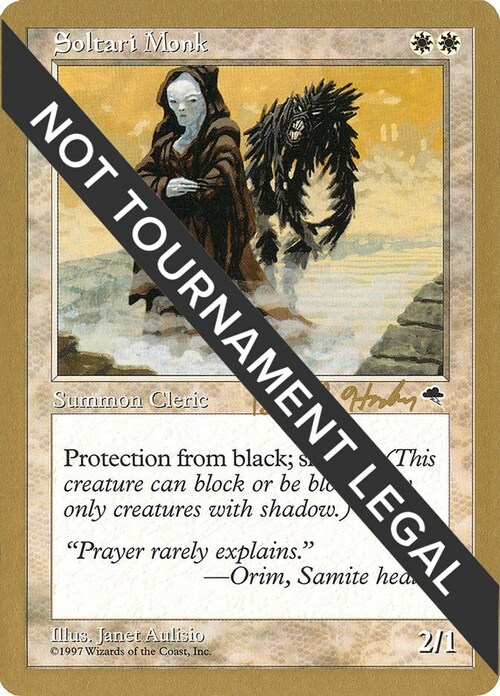 Soltari Monk Card Front