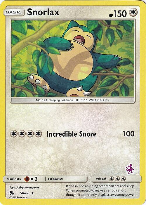 Snorlax Card Front