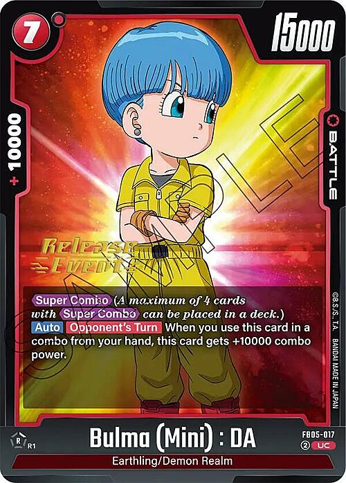 Bulma (Mini) : DA Card Front