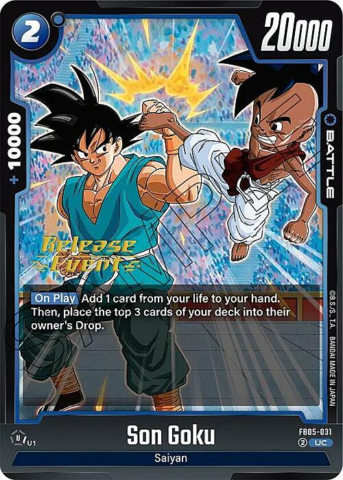 Son Goku Card Front